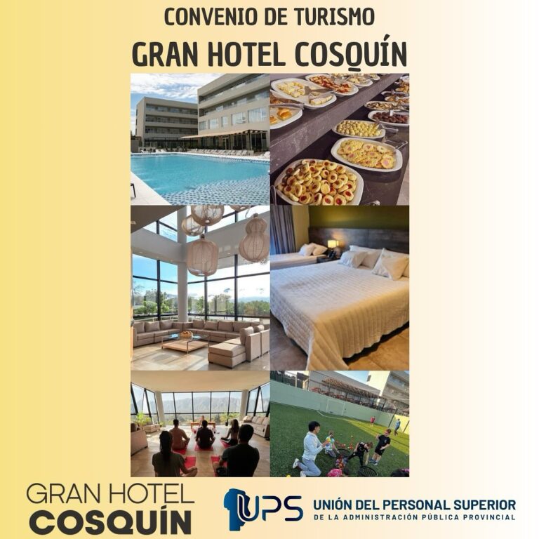 CONVENIO CON GRAN HOTEL COSQUÍN