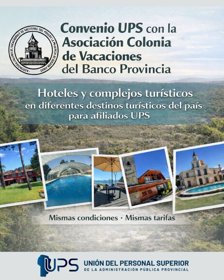 Convenio con la Asociación Colonia de Vacaciones del Personal del Banco de la Provincia de Buenos Aires