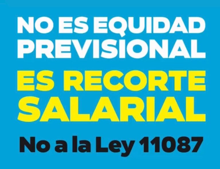 UPS participó en la caravana en rechazo a la Ley de Emergencia Previsional