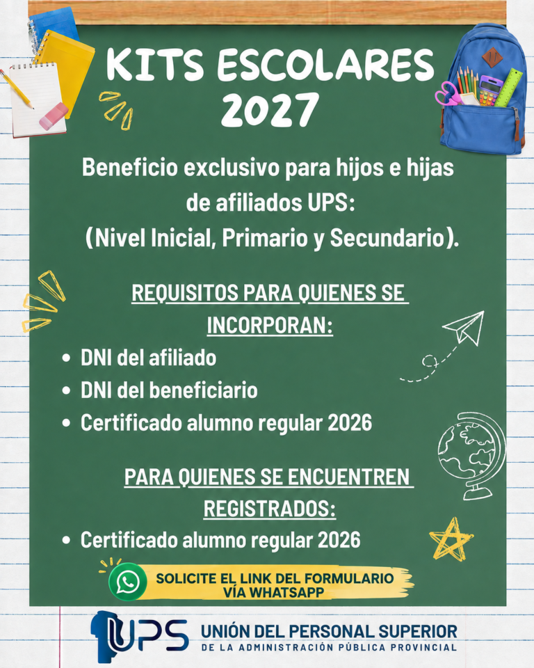 ✏️✂️KITS ESCOLARES UPS 2027