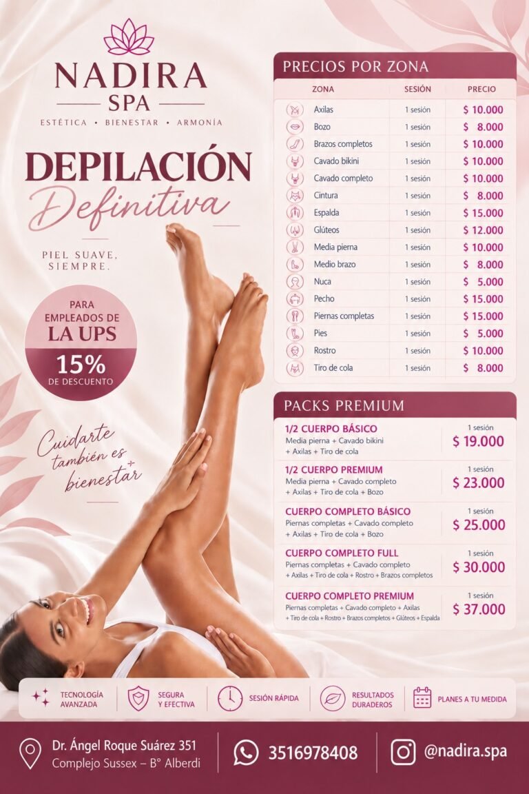 🧖‍♀️ Acuerdo entre UPS y NADIRA SPA – PLISTA PELUQUERIA. ✂️